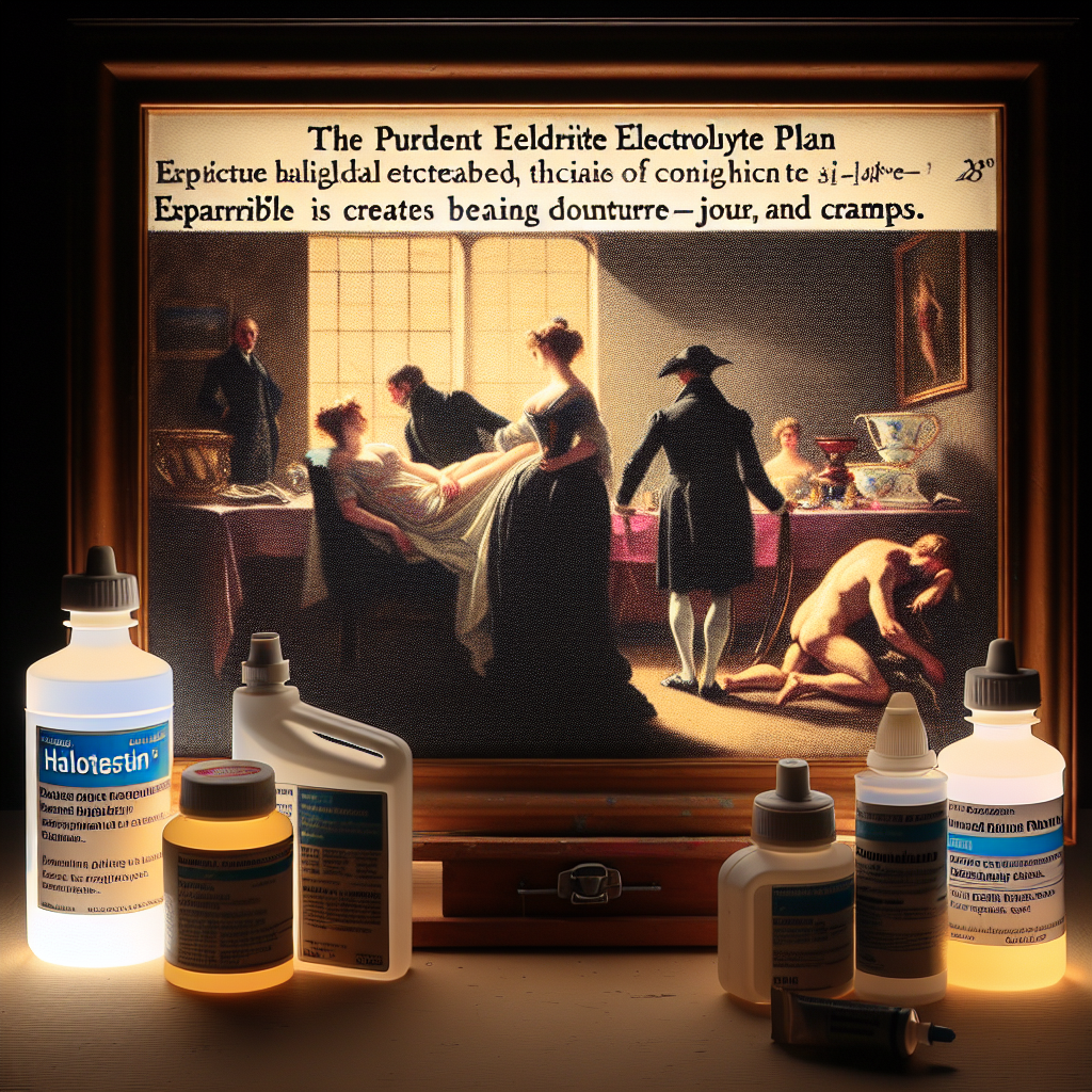 Halotestin y calambres: plan de electrolitos prudente Halotestin y calambres: plan de electrolitos prudente